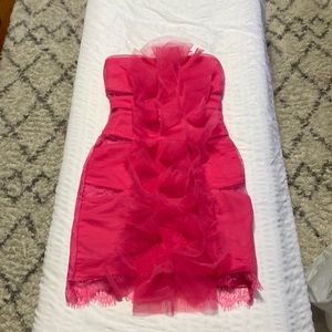 Fashion Nova mini hot pink mini dress